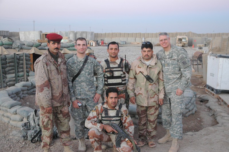 Some of our Iraqi Army Soldiers; we co-locate with them for better integration