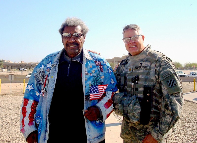 On the Flight Line with the famous Boxing Promoter: the one and only, Mr. Don King.  